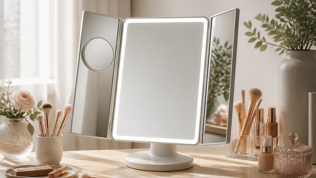 Unbranded editorial arrangement for Beauty Mirrors Buying Guide for Hair Detangling