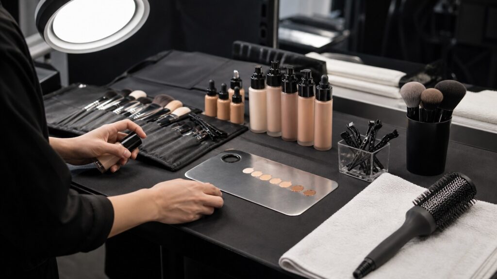 unbranded products arranged for repeatable technique, sanitation, and controlled finishes