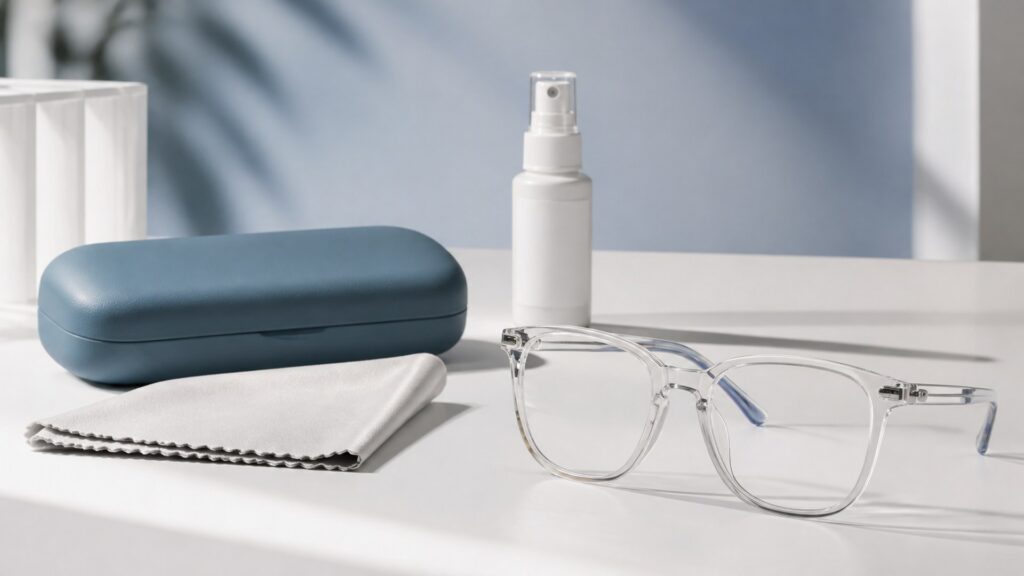 Unbranded blue light glasses products arranged for a careful buying comparison