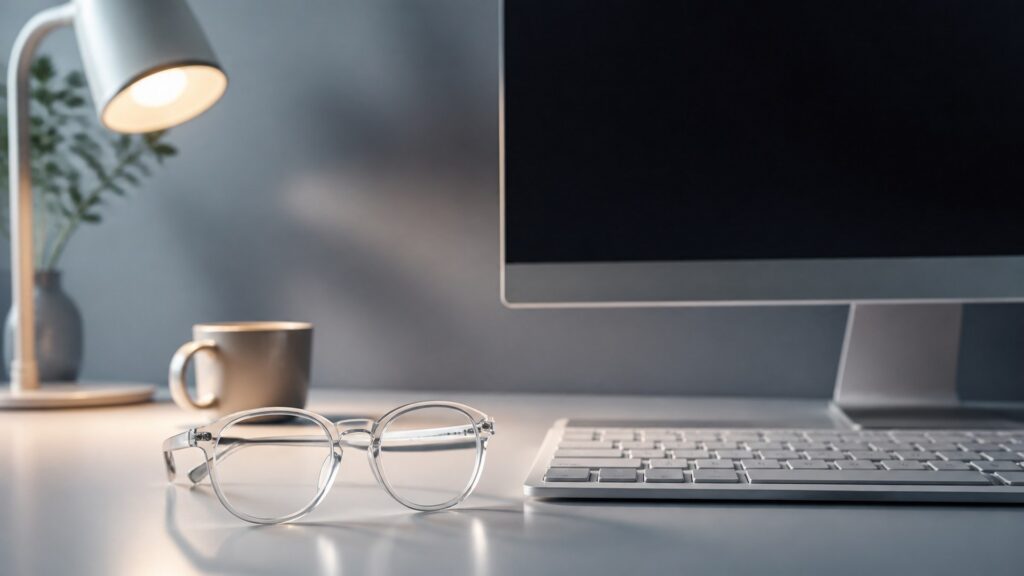 Unbranded blue light glasses products arranged for a careful buying comparison