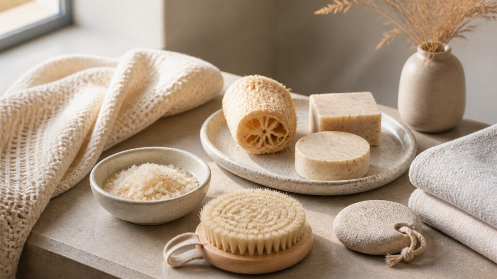 Unbranded body exfoliating treatments arranged for a dryness, roughness, and comfort buying guide