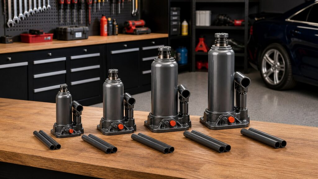 bottle jacks shopping setup for home garage workflows with practical vehicle-focused details