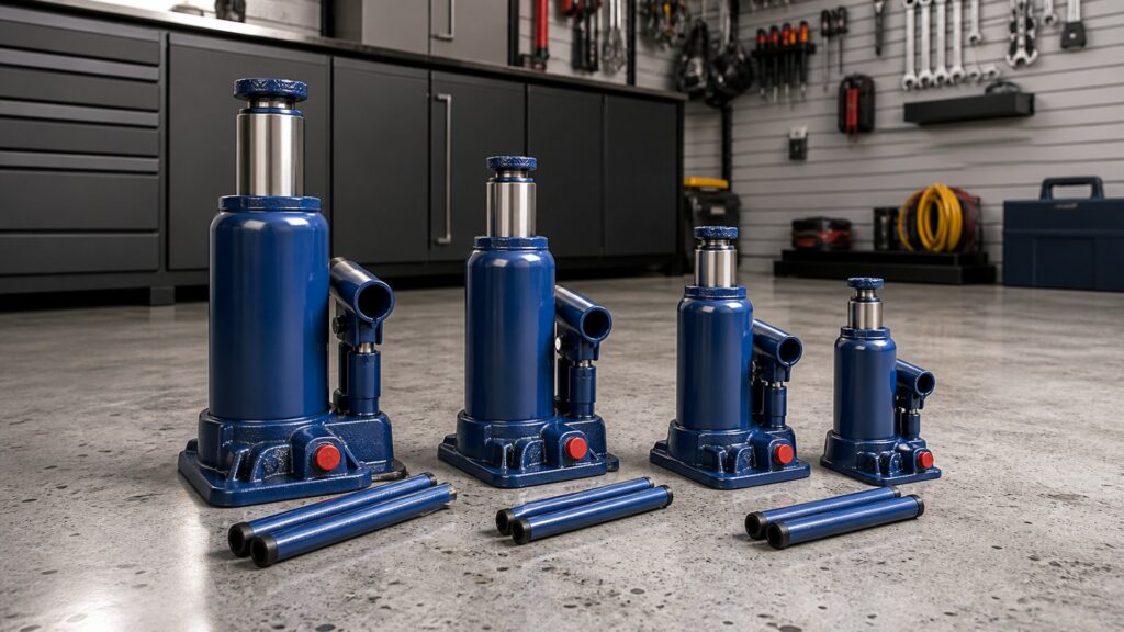 bottle jacks shopping setup for space-saving garage setups with practical vehicle-focused details