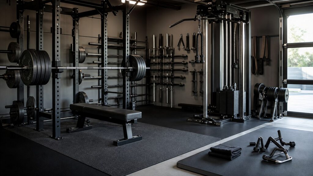 cable machines for powerlifting arranged in a practical buyer guide scene