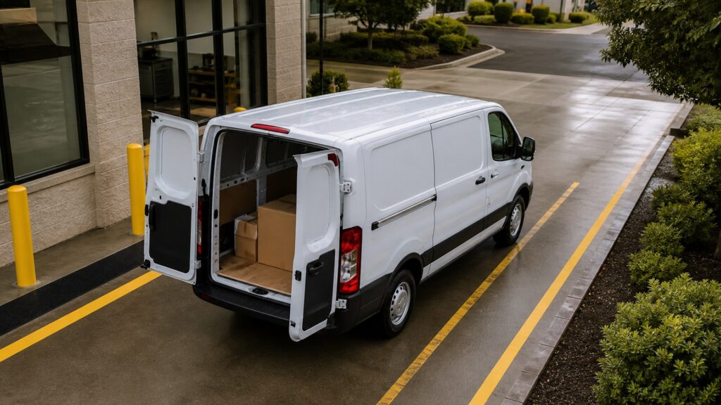 cargo vans shopping setup for resale value considerations with practical vehicle-focused details