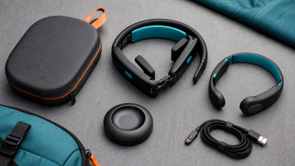Unbranded cognitive performance headsets products arranged for a careful buying comparison