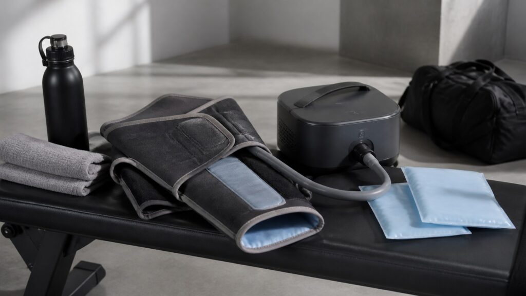 Unbranded cold therapy devices products arranged for a careful buying comparison