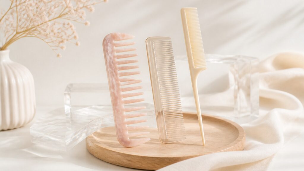 Unbranded editorial arrangement for Combs Buying Guide for Beginner Kits