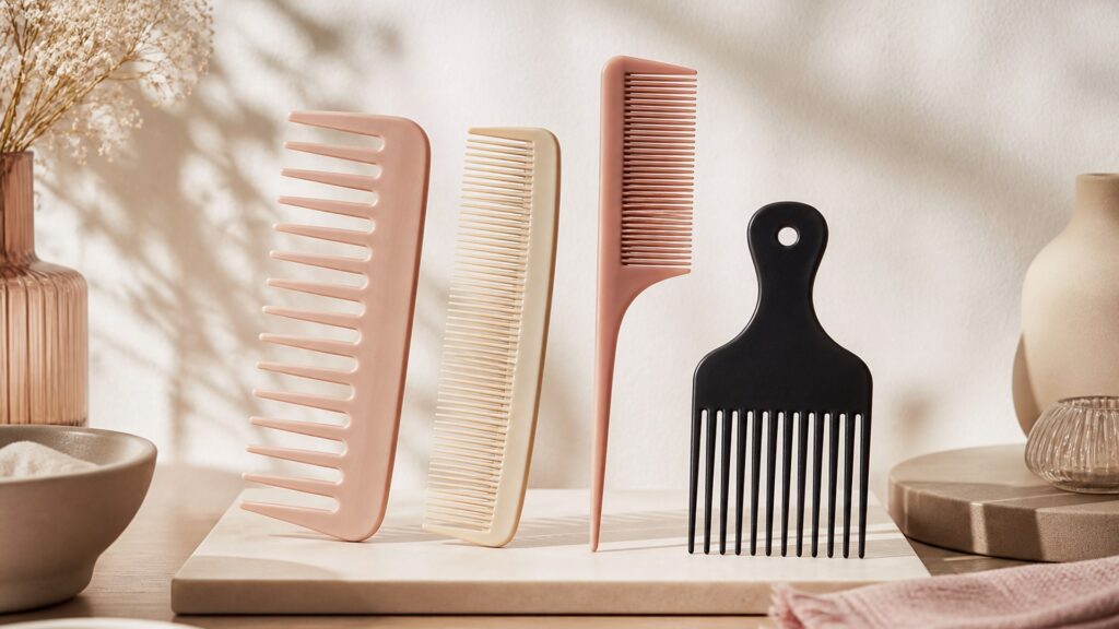 Unbranded editorial arrangement for Combs Buying Guide: How to Choose the Right One