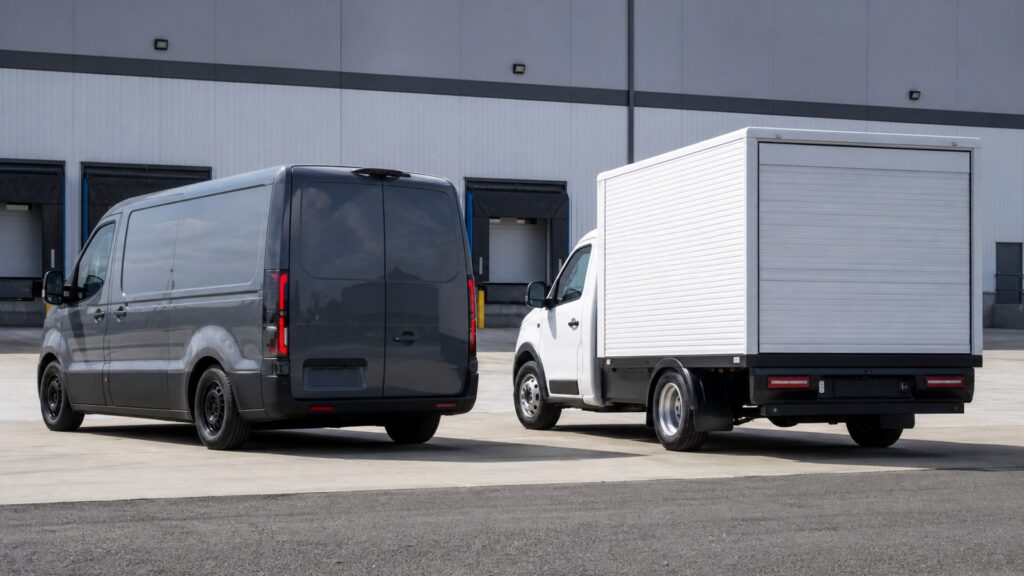 commercial electric vehicles shopping setup for lease vs purchase decisions with practical vehicle-focused details