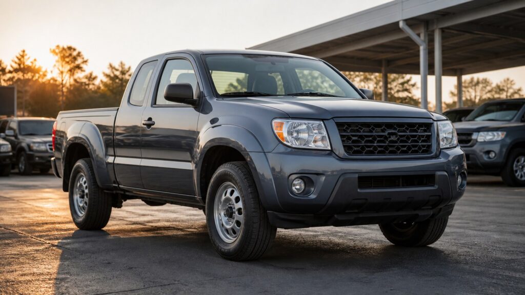 compact pickup trucks shopping setup for resale value considerations with practical vehicle-focused details