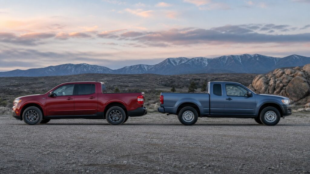 compact pickup trucks shopping setup for overall selection with practical vehicle-focused details