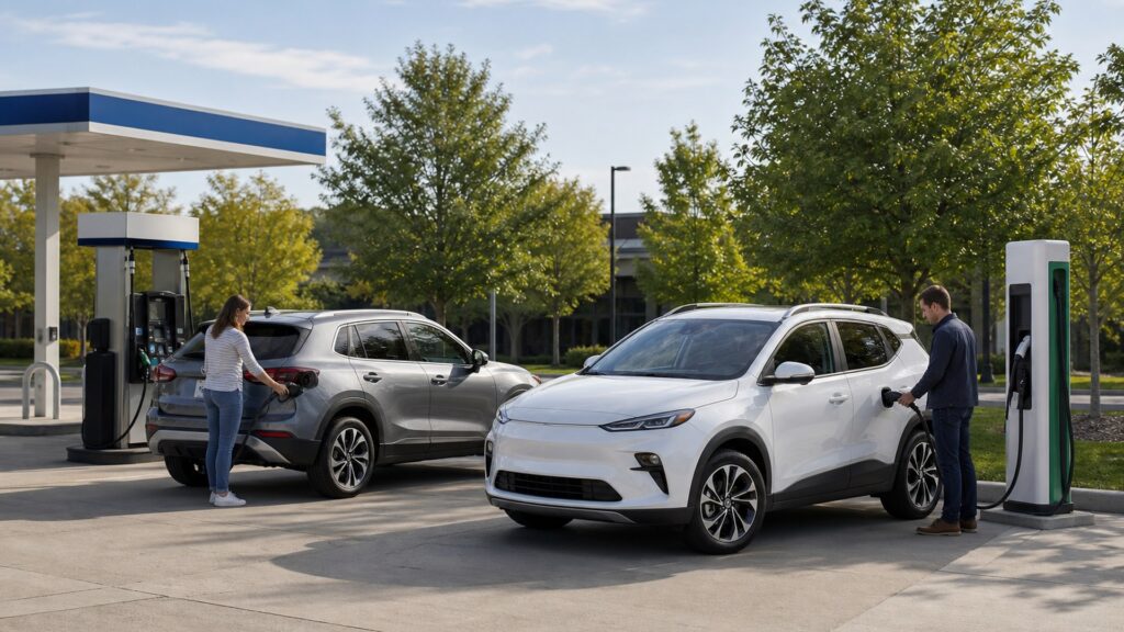 compact suvs shopping setup for fuel, charging, and operating costs with practical vehicle-focused details