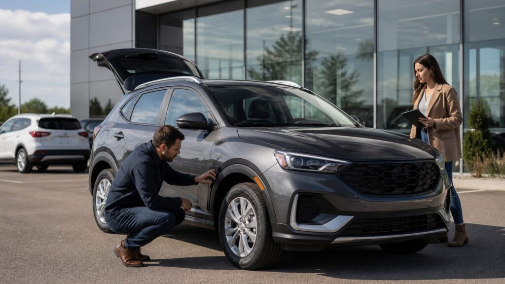 compact suvs shopping setup for new vehicle shopping with practical vehicle-focused details