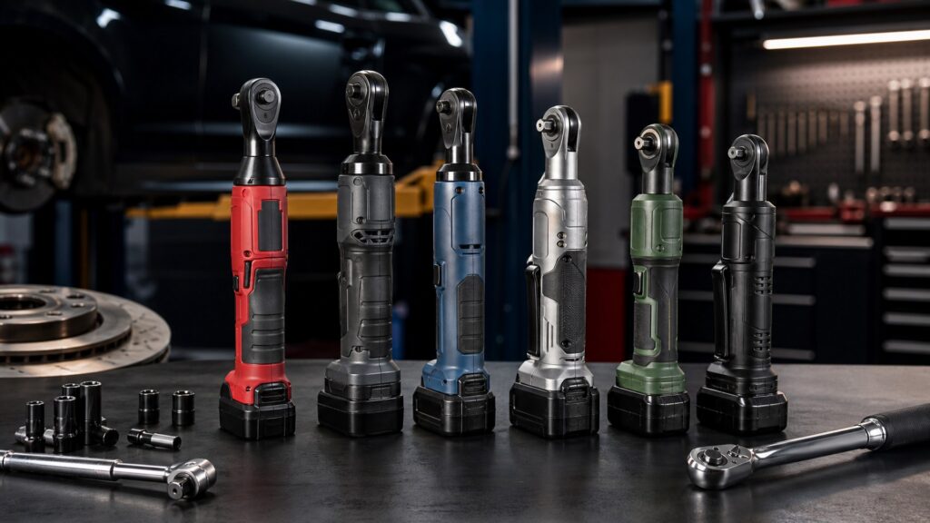 cordless ratchets shopping setup for overall selection with practical vehicle-focused details