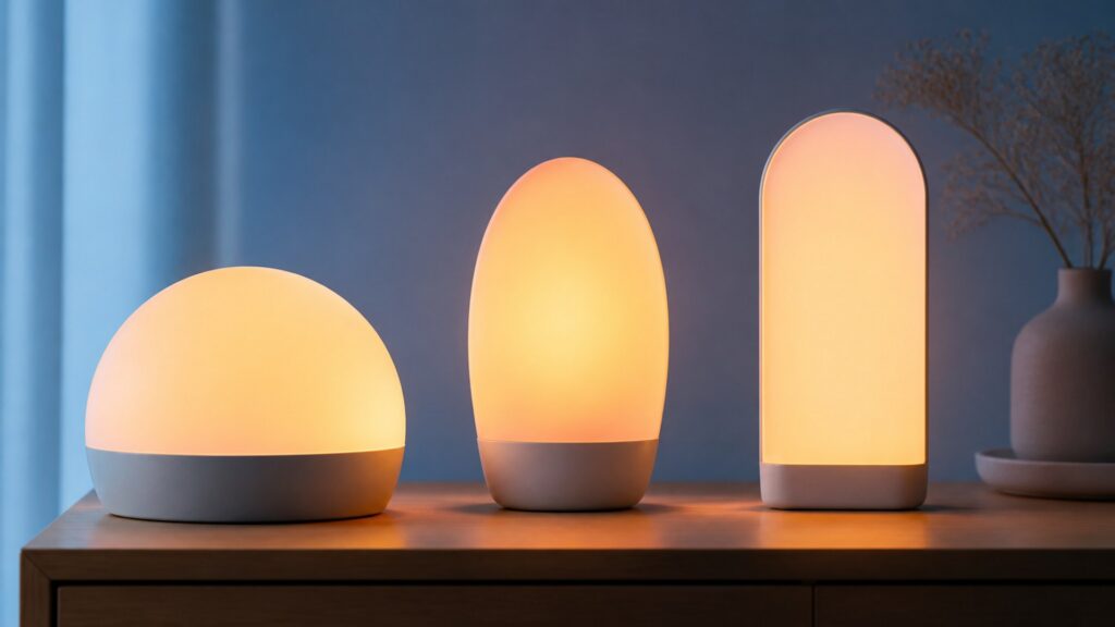 Unbranded dawn simulation lights products arranged for a careful buying comparison