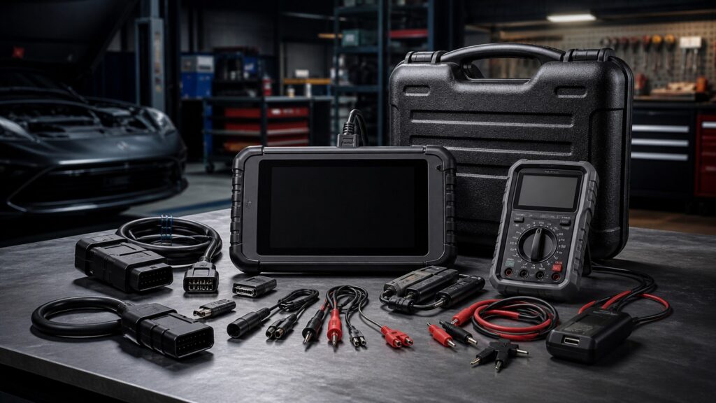 diagnostic tool kits shopping setup for overall selection with practical vehicle-focused details