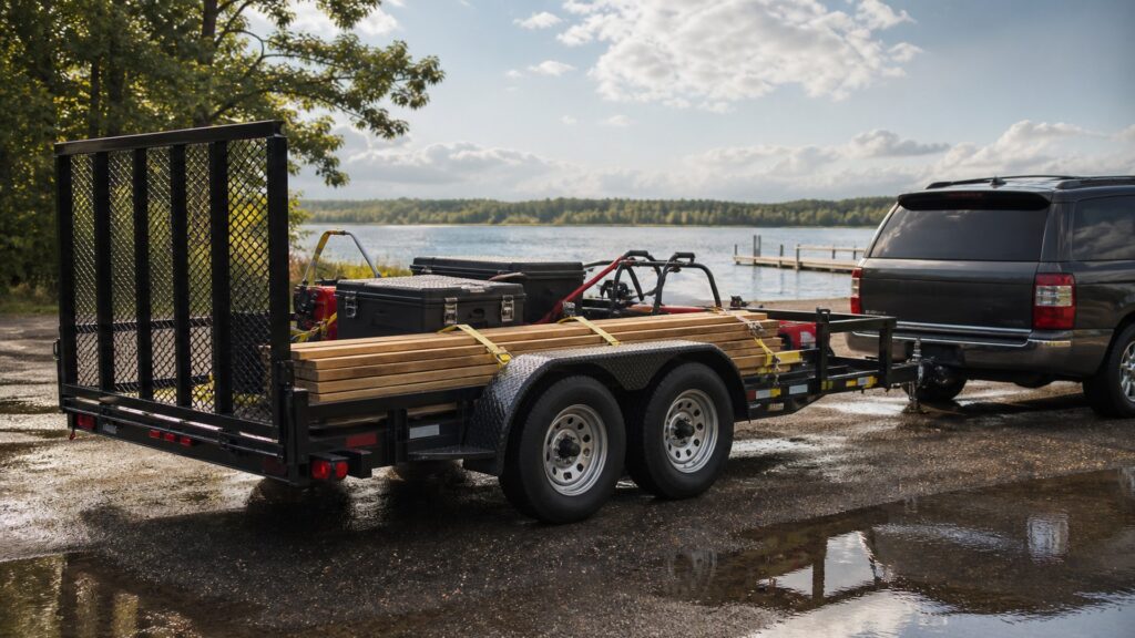 dual axle utility trailers shopping setup for overall selection with practical vehicle-focused details