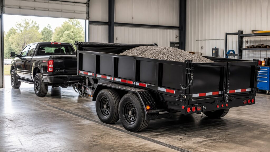 dump trailers shopping setup for overall selection with practical vehicle-focused details