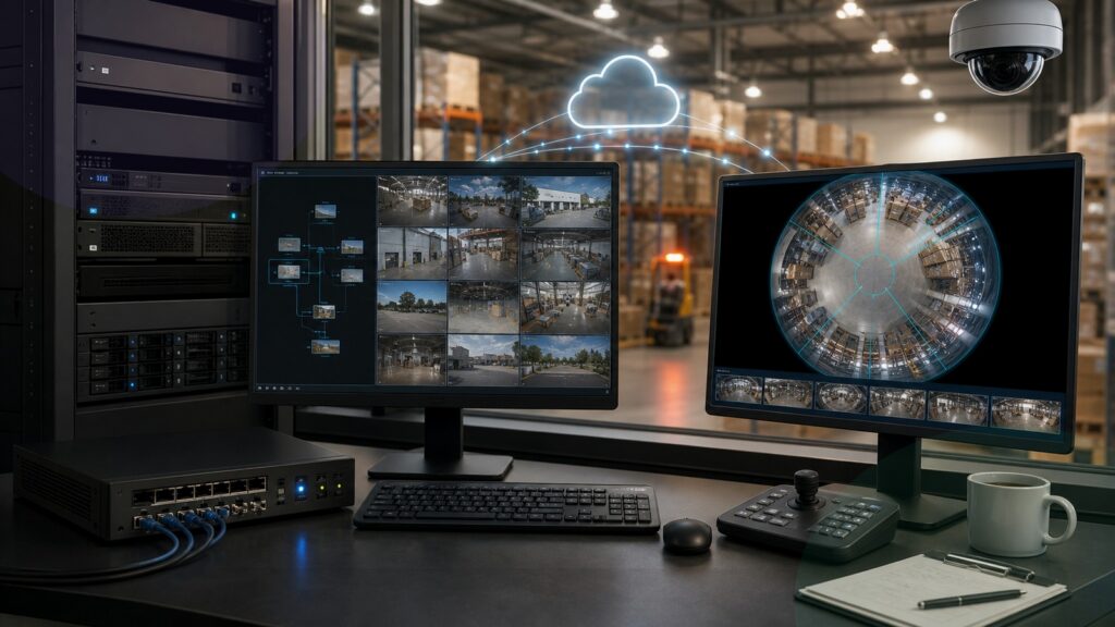 Eagle Eye Networks Cloud VMS vs Rhombus R360 business comparison image