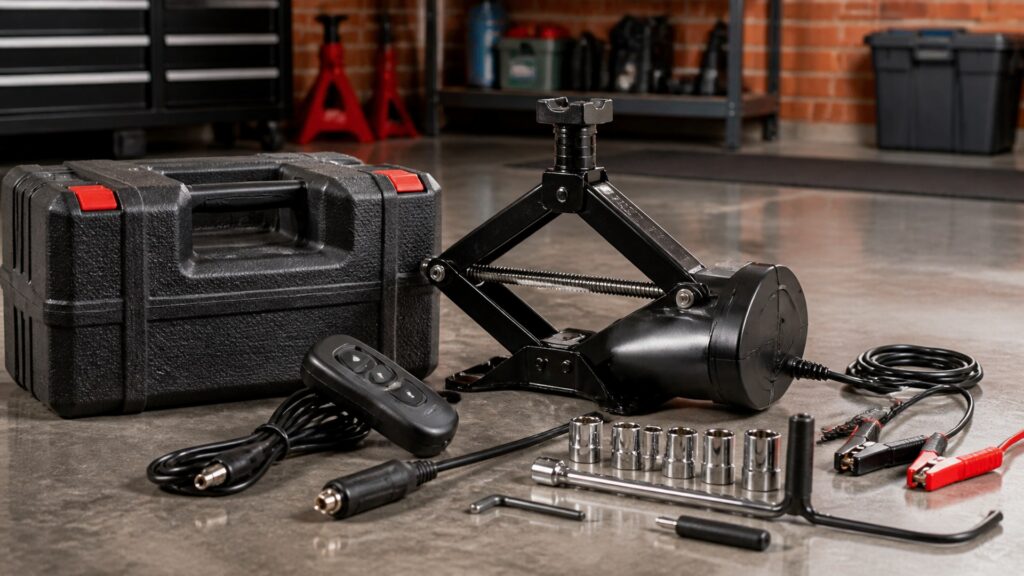 electric car jacks shopping setup for diy repair planning with practical vehicle-focused details