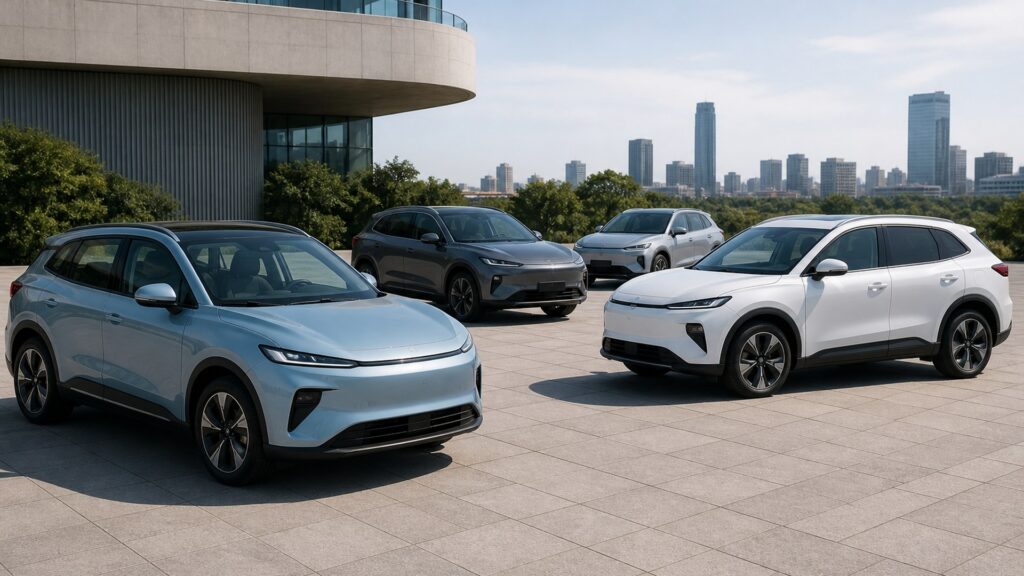 electric suvs shopping setup for overall selection with practical vehicle-focused details