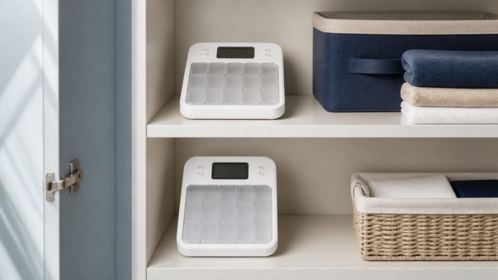 Unbranded electronic pill organizers products arranged for a careful buying comparison