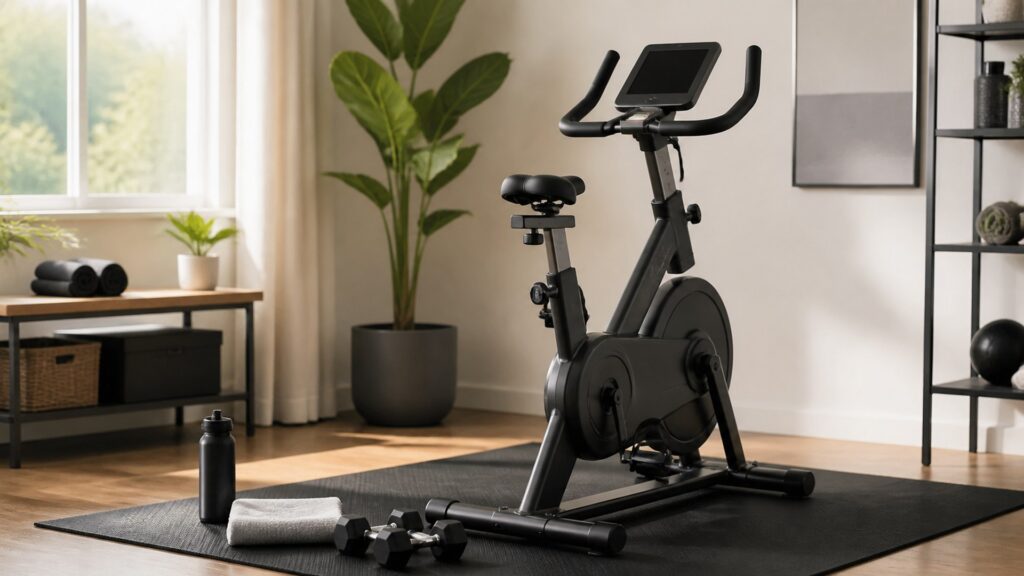 exercise bikes for weight loss goals arranged in a practical buyer guide scene