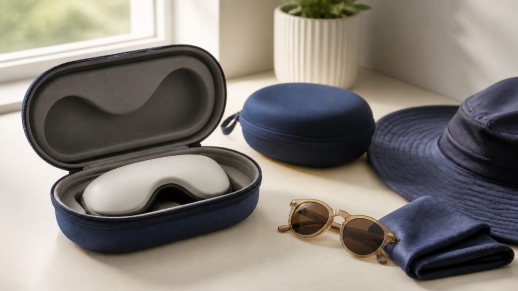 Unbranded eye care devices products arranged for a careful buying comparison