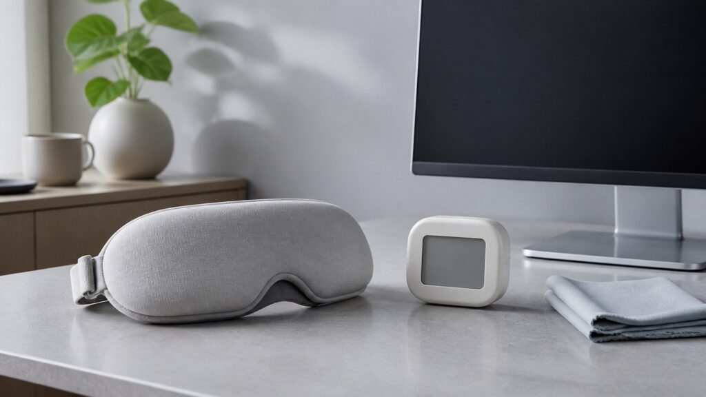 Unbranded eye care devices products arranged for a careful buying comparison