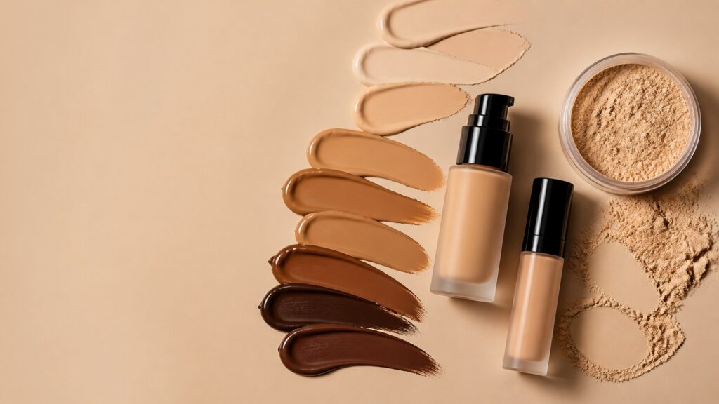 Unbranded editorial arrangement illustrating Face Makeup Buying Guide: How to Choose the Right One