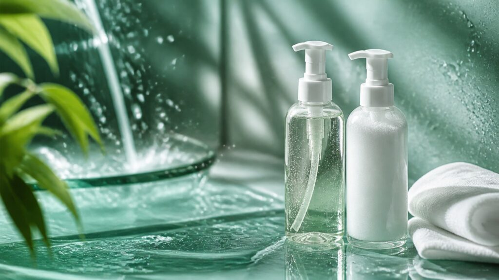 Unbranded facial cleansers arranged for a oily skin buying guide