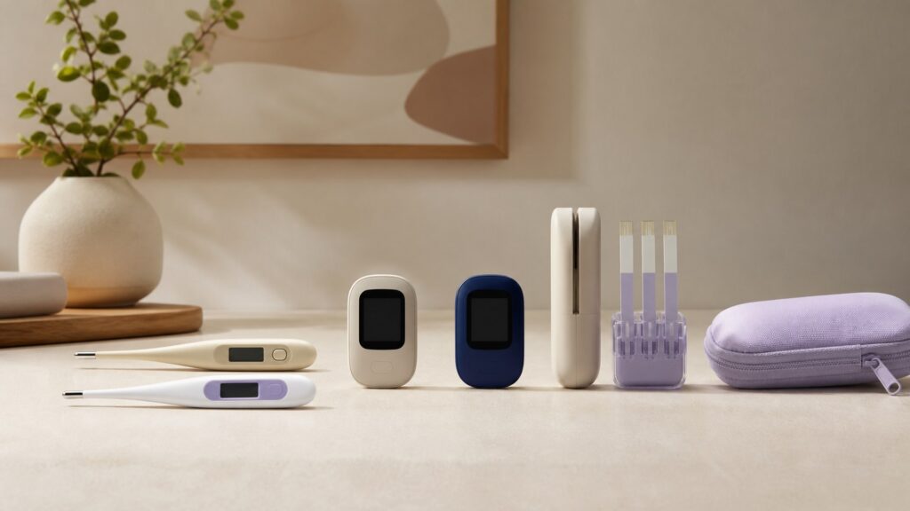 Unbranded fertility & reproductive health devices products arranged for a careful buying comparison
