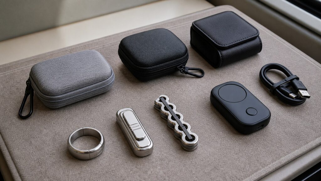 Unbranded fidget wellness devices products arranged for a careful buying comparison