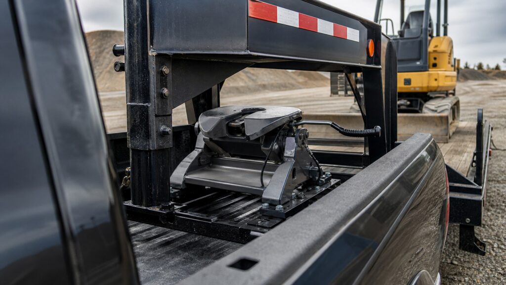 fifth wheel hitches shopping setup for work truck hauling needs with practical vehicle-focused details