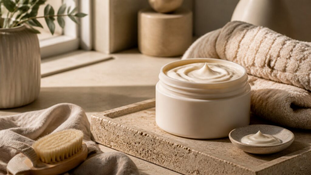 Unbranded firming body creams arranged for a dryness, roughness, and comfort buying guide
