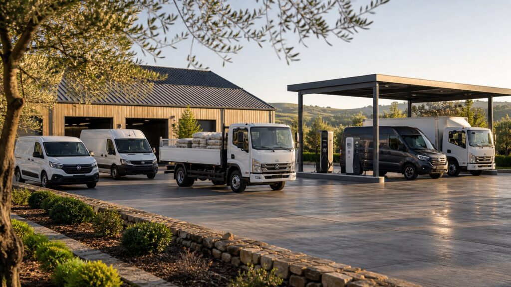 fleet vehicles shopping setup for fuel, charging, and operating costs with practical vehicle-focused details