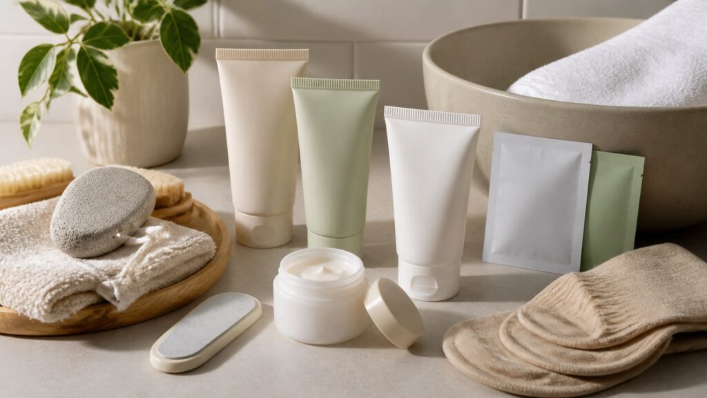 Unbranded foot creams arranged for a right one buying guide