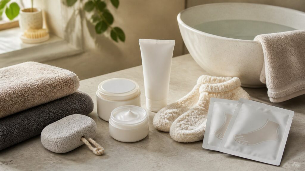 Unbranded foot masks arranged for a dryness, roughness, and comfort buying guide