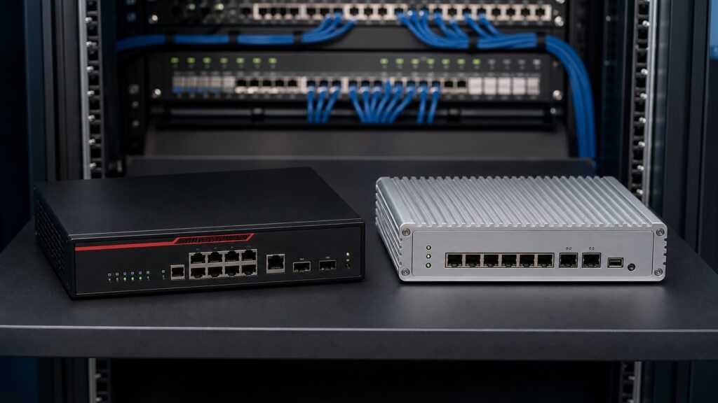 Fortinet FortiGate 60F vs Netgate 6100 business comparison image