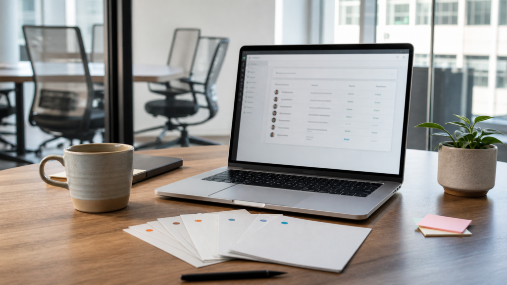 Ultra photorealistic applicant tracking systems hero image for Greenhouse Review: Performance, Pros, and Cons