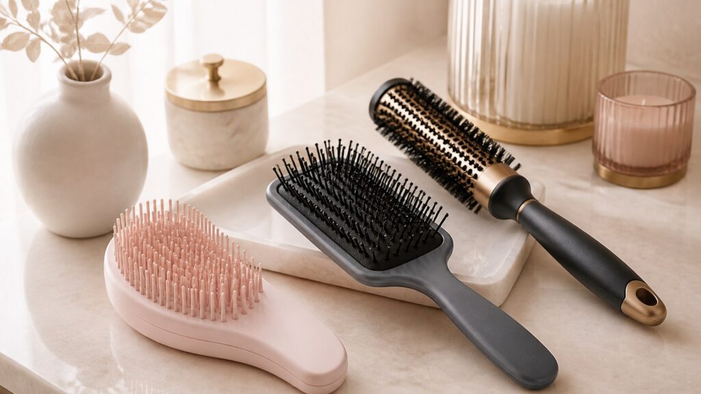 Unbranded editorial arrangement for Hair Brushes Buying Guide for Beginner Kits