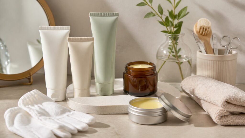 Unbranded hand repair balms arranged for a sensitive skin concerns buying guide