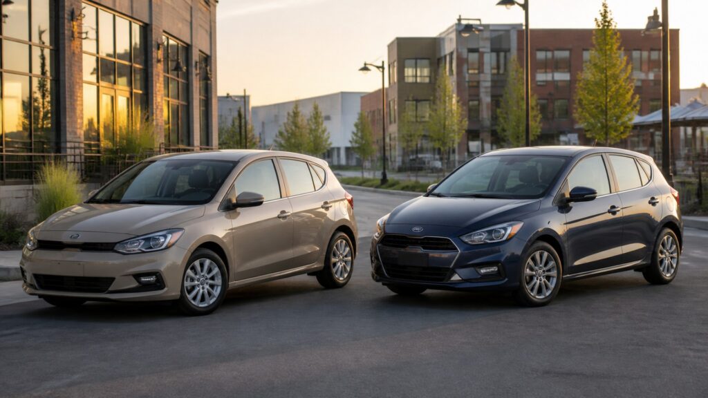 hatchbacks shopping setup for lease vs purchase decisions with practical vehicle-focused details