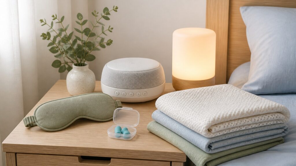 Unbranded health products arranged for a careful buying comparison