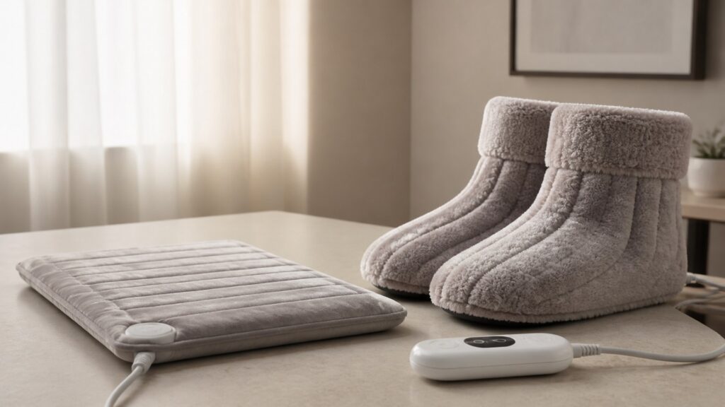 Unbranded heat therapy products arranged for a careful buying comparison