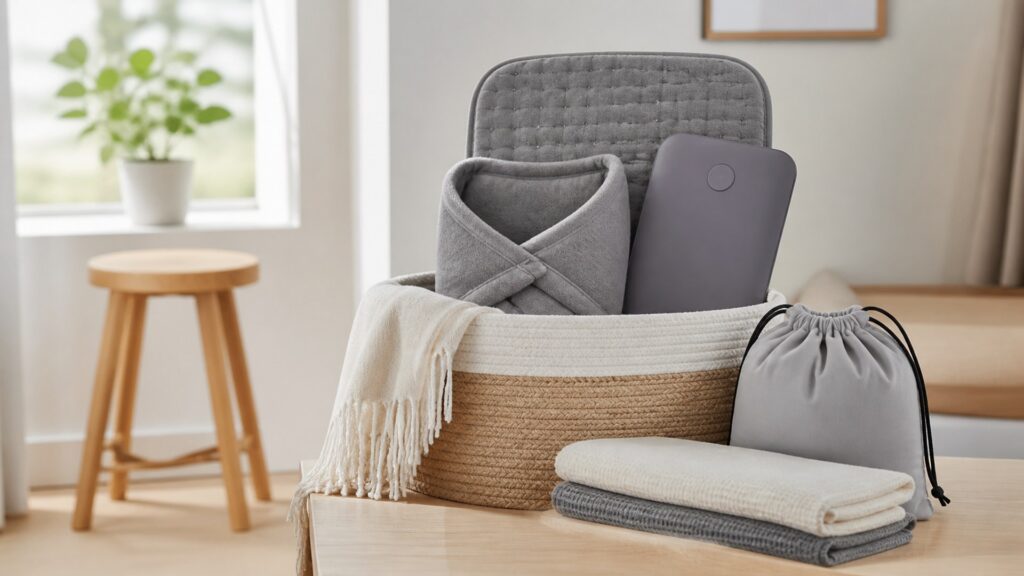 Unbranded heat therapy products arranged for a careful buying comparison
