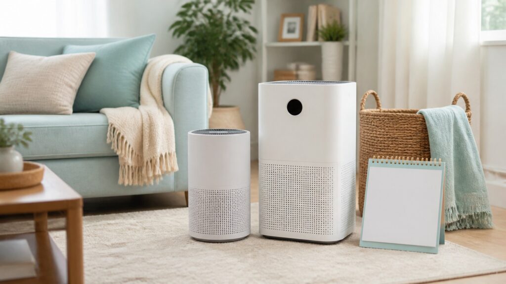 Unbranded hepa air purifiers products arranged for a careful buying comparison