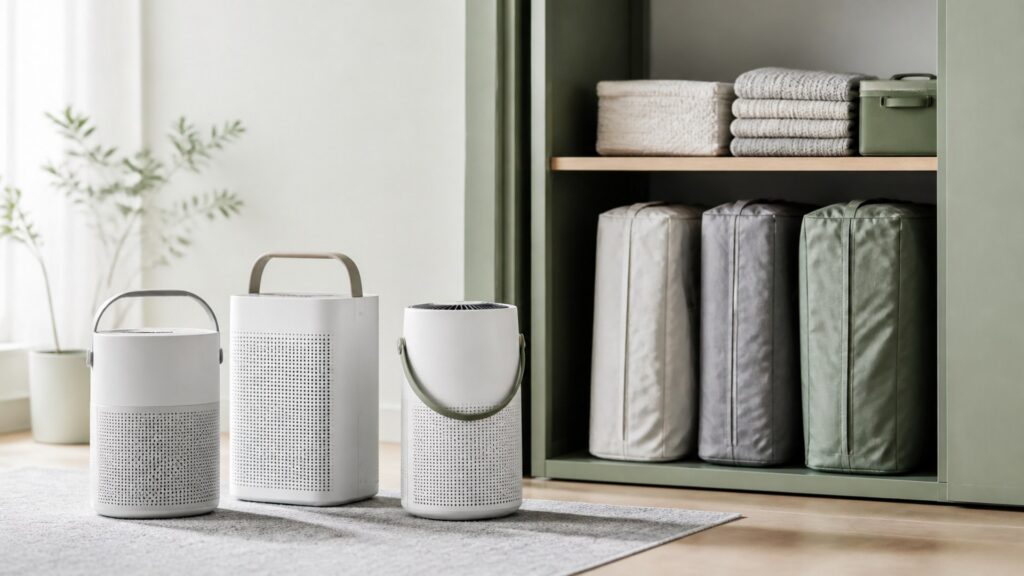 Unbranded hepa air purifiers products arranged for a careful buying comparison