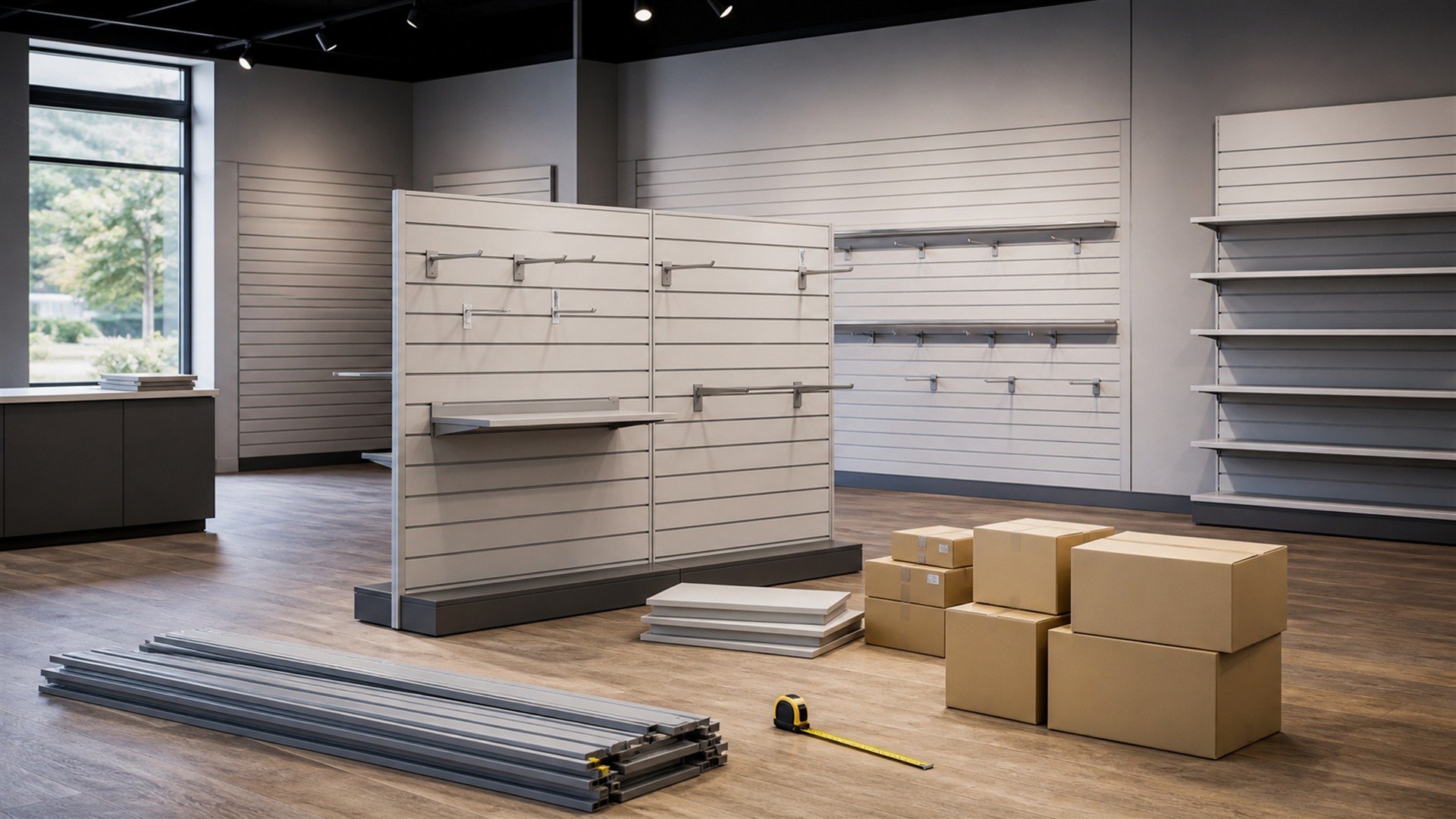 How to Choose Slatwall Display Systems for Space and Setup Constraints